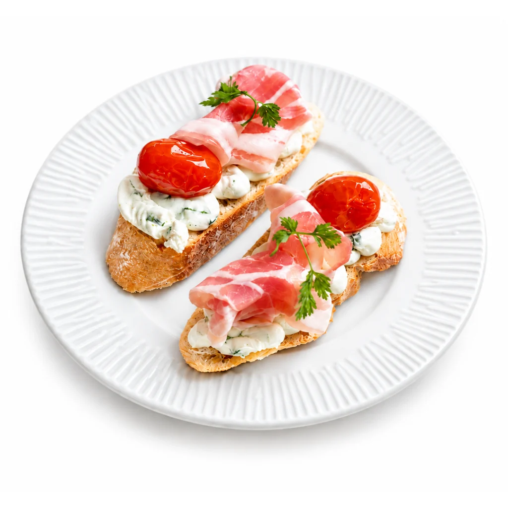 Tapas – prosciutto · crème fraîche